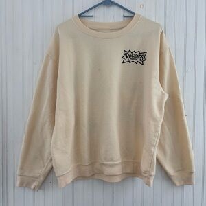 Nickelodeon Rugrats Cream Sweatshirt Crewneck 90s 2000s Millennial Size XL